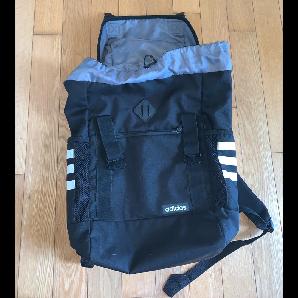 black adidas school backpack UNISEX